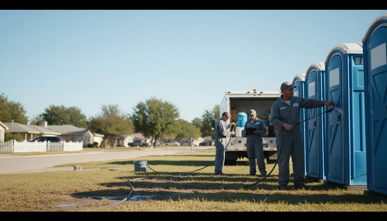 Long-Term Portable Toilet Rental in Troy, OH near me